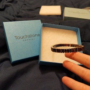 Touchstone Gray Crystal Bracelet